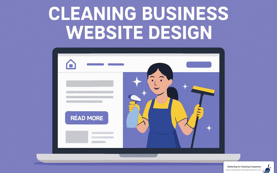cleaning business website design