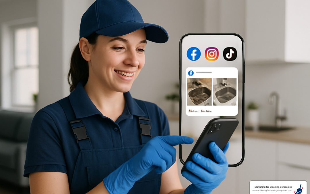 social media marketing for cleaning business