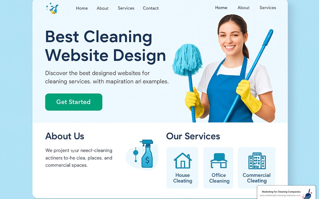 best cleaning website design